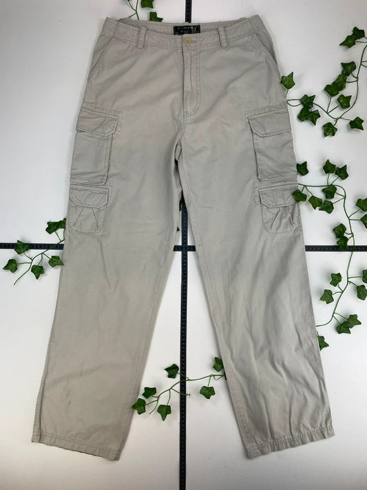 Vintage Baggy Cargo Hose hell W32 L32 - MonkeysVintage