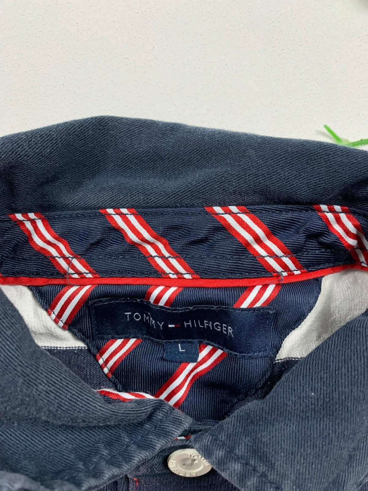 Tommy Hilfiger langarm Hemd L - MonkeysVintage