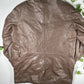 Vintage Leder Jacke Mantel Parka M - MonkeysVintage