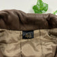 Vintage Leder Jacke Mantel Parka M - MonkeysVintage