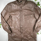 Vintage Leder Jacke Mantel Parka M - MonkeysVintage