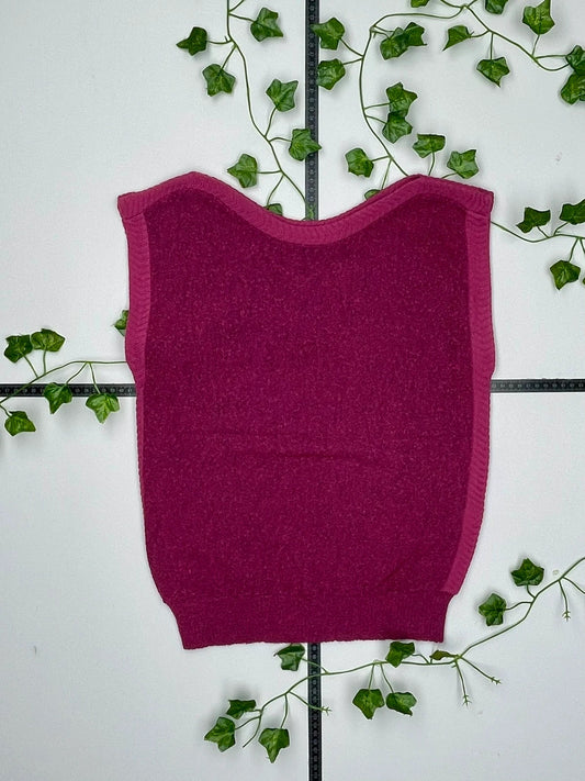 Vintage Strick Top Oberteil Pullunder L - MonkeysVintage
