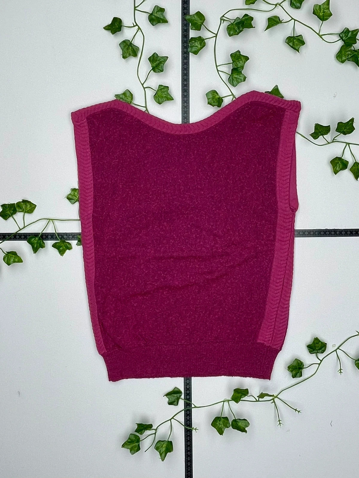 Vintage Strick Top Oberteil Pullunder L - MonkeysVintage