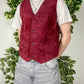 Vintage Lederweste Weste S - MonkeysVintage