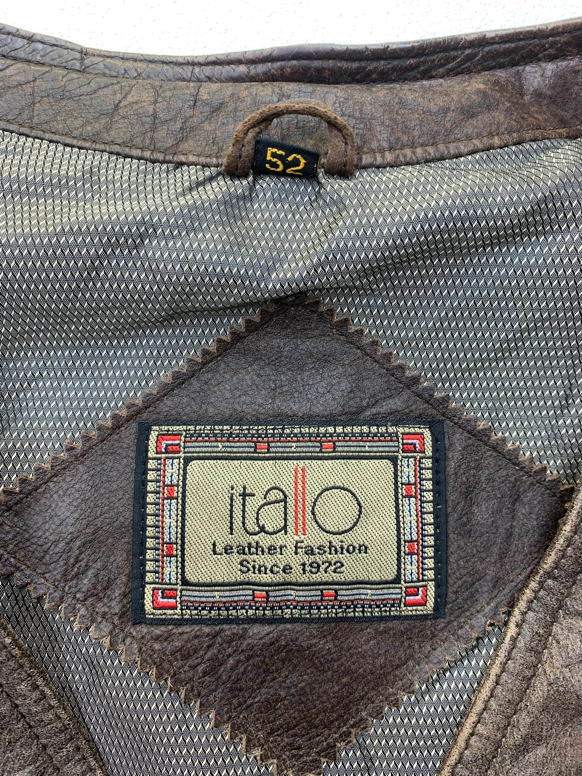 Itallo Vintage Lederjacke Weste M - MonkeysVintage