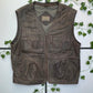 Itallo Vintage Lederjacke Weste M - MonkeysVintage