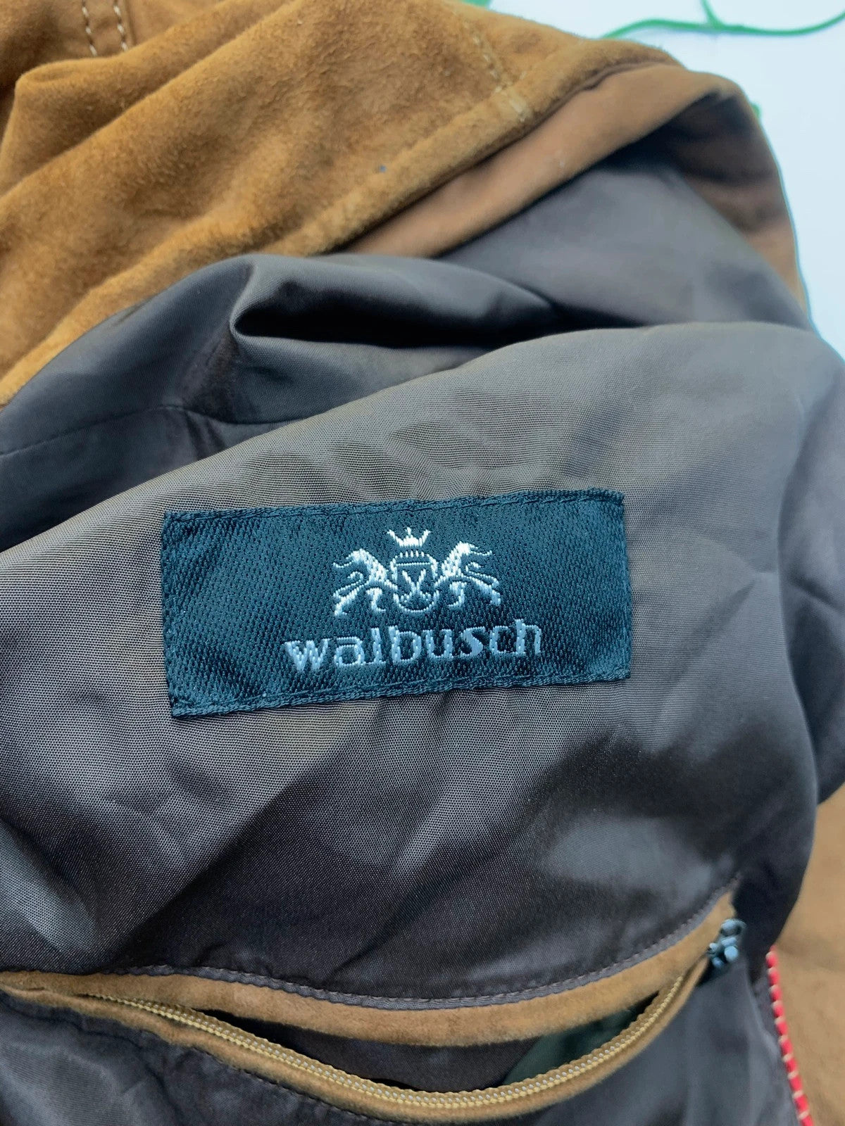 Walbusch Detlev Albers Vintage Lederjacke Wildleder L