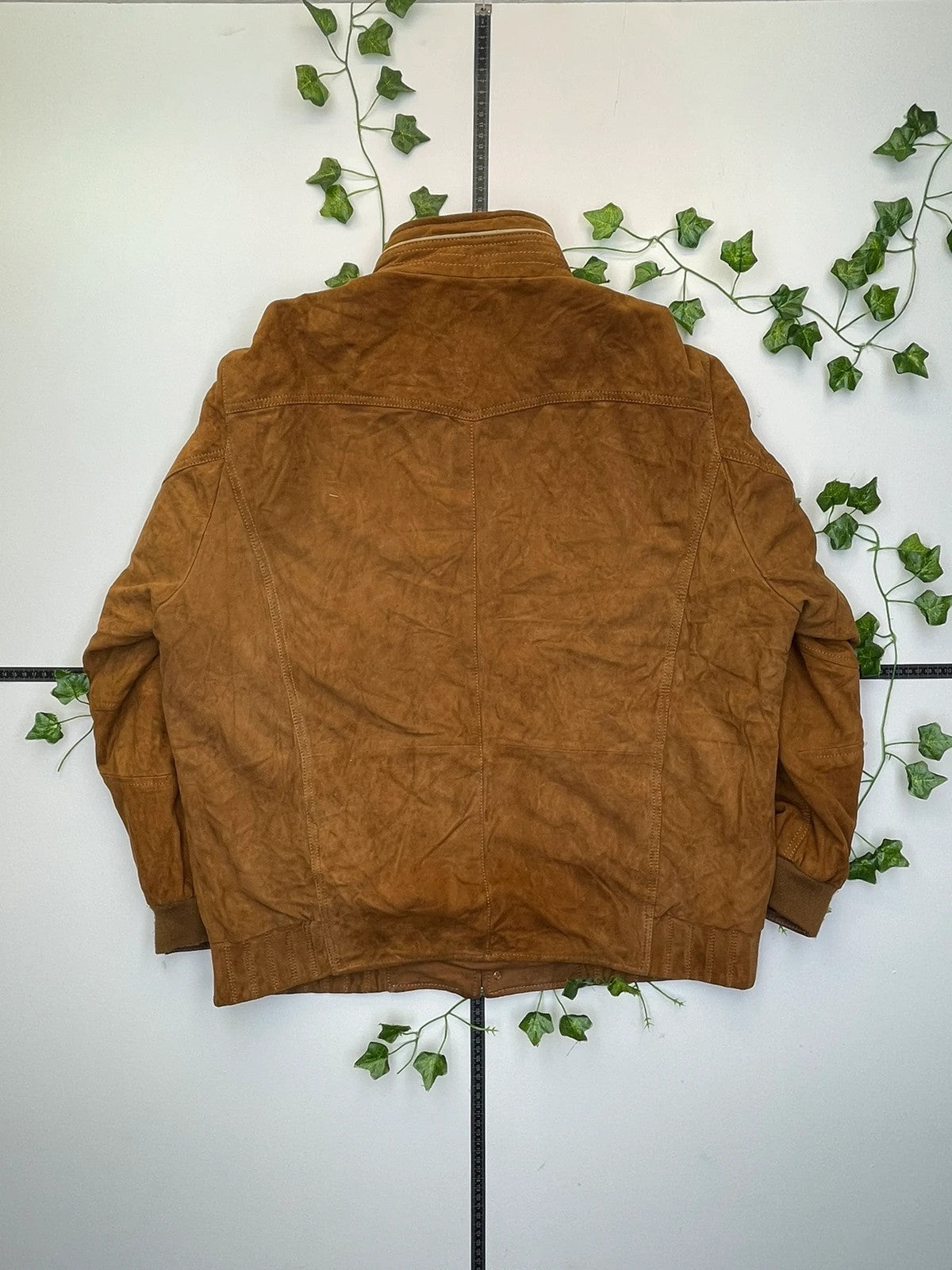 Walbusch Detlev Albers Vintage Lederjacke Wildleder L