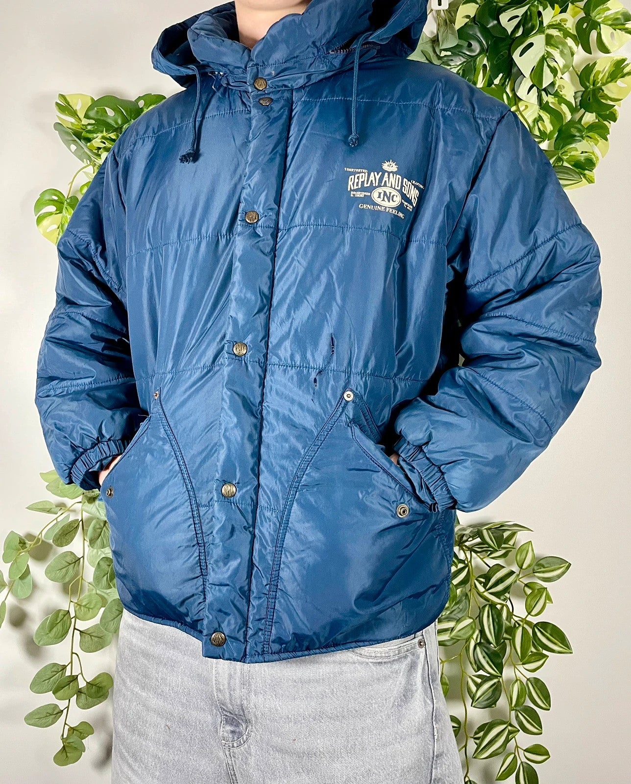 Replay & Sons Vintage Winterjacke Pufferjacke M - MonkeysVintage