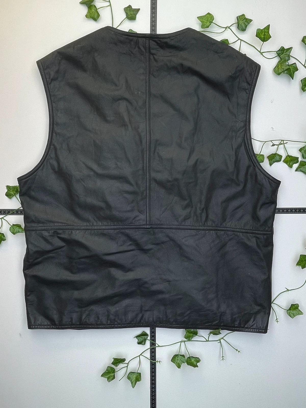 McNeal Vintage Lederweste Jacke L - MonkeysVintage