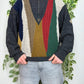 Carlo Colucci Vintage Wolle Strick Zipper Sweatshirt L - MonkeysVintage