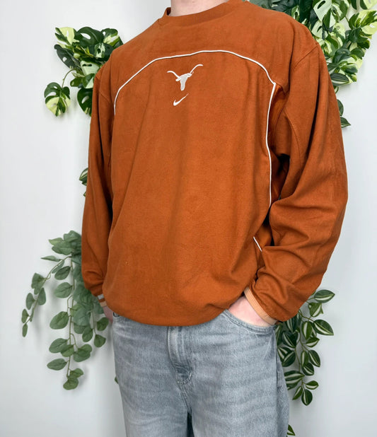 Nike Texas Vintage Fleece Sweatshirt L - MonkeysVintage