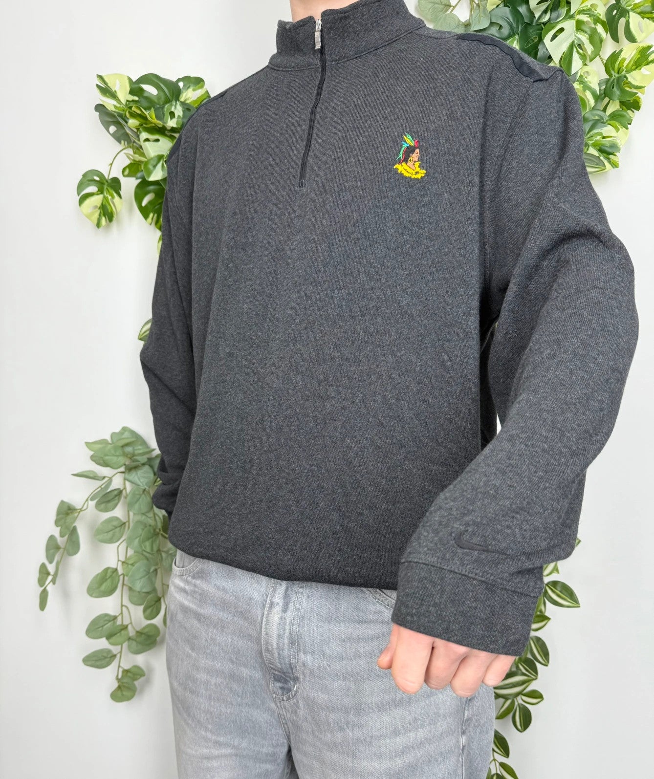 Nike Vintage Fleece Zip Sweatshirt XL - MonkeysVintage