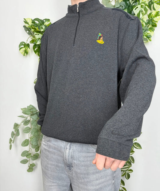 Nike Vintage Fleece Zip Sweatshirt XL - MonkeysVintage