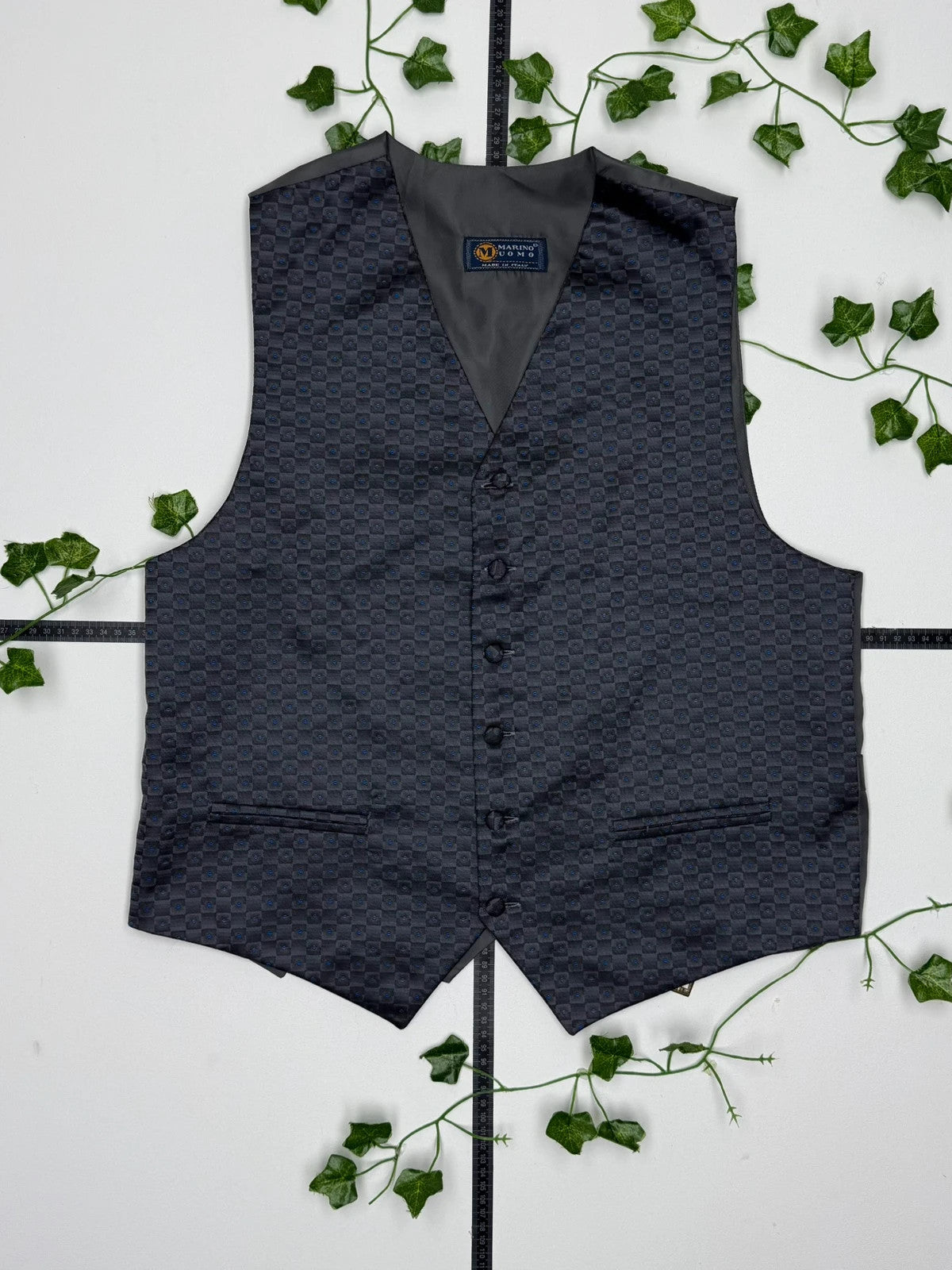 Marino Uomo Vintage Anzugsweste Weste L - MonkeysVintage