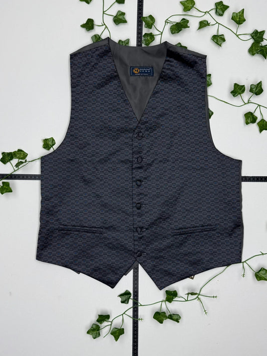 Marino Uomo Vintage Anzugsweste Weste L - MonkeysVintage