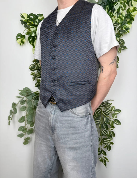 Marino Uomo Vintage Anzugsweste Weste L - MonkeysVintage