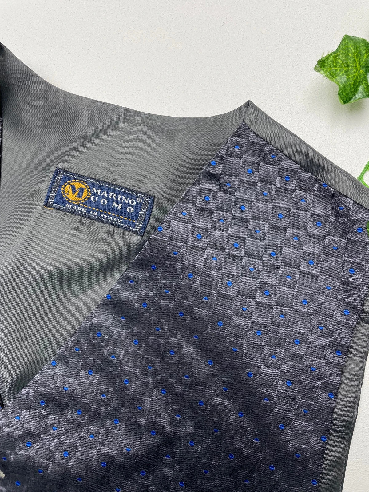 Marino Uomo Vintage Anzugsweste Weste L - MonkeysVintage