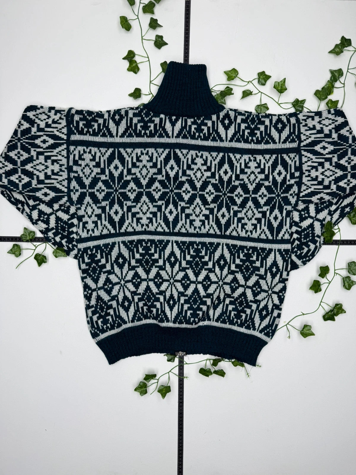 Rob Winter Vintage Strick Zipper Sweatshirt L - MonkeysVintage