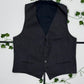 Vintage schicke schlichte Anzugsweste L - MonkeysVintage