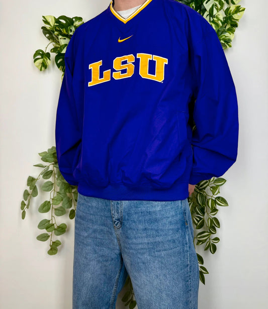 Nike LSU Tigers Team Vintage College Sweater L - MonkeysVintage