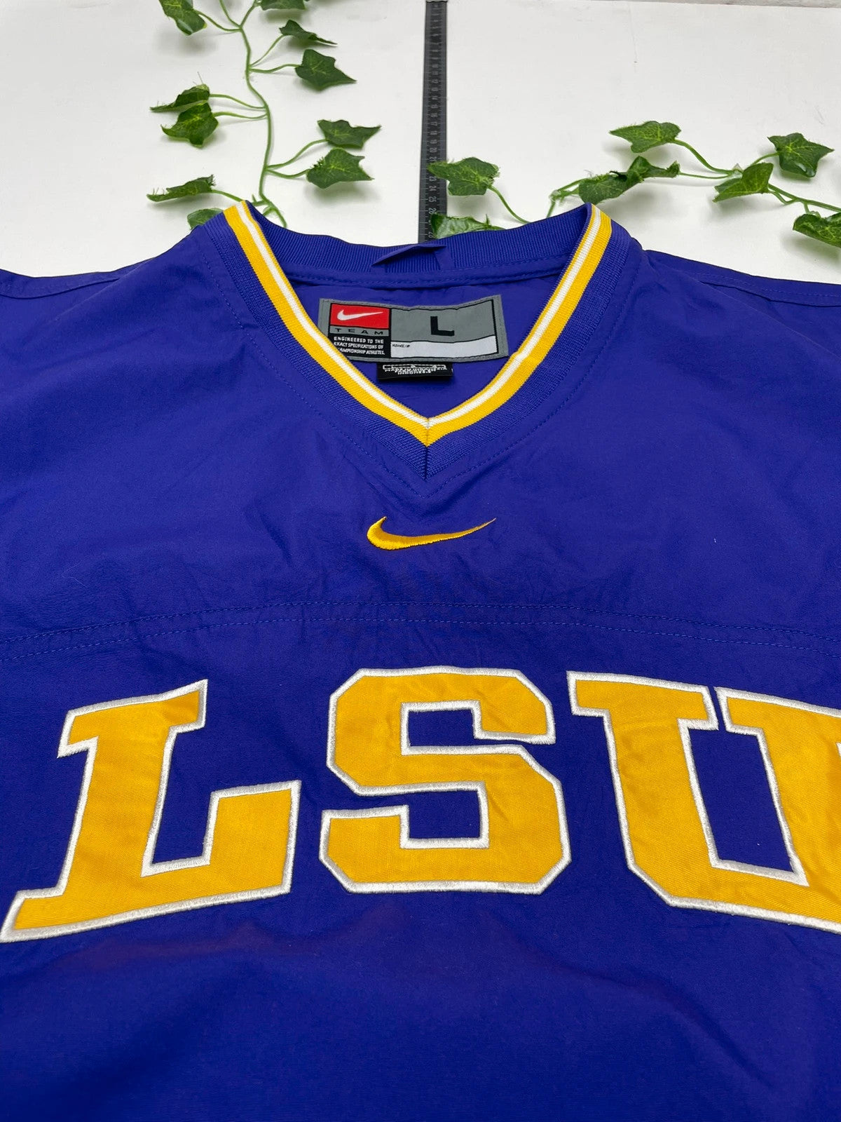 Nike LSU Tigers Team Vintage College Sweater L - MonkeysVintage
