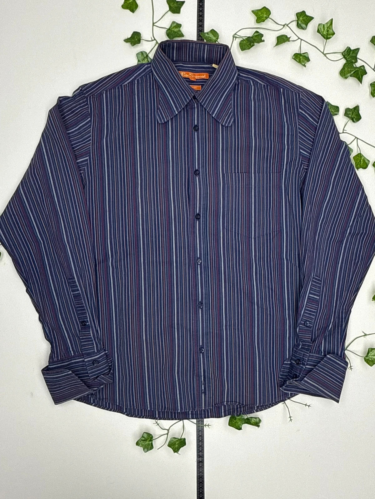 Ben Sherman Vintage 80s Langarm Hemd S - MonkeysVintage