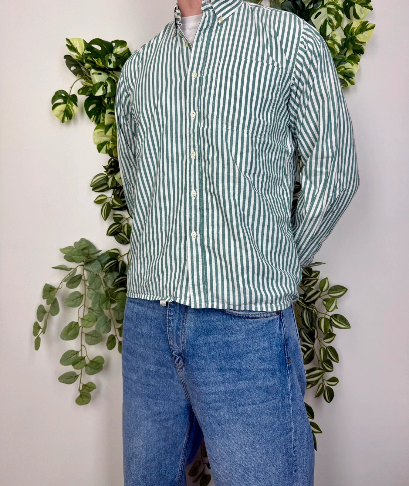 Item Vintage Langarm Hemd S - MonkeysVintage
