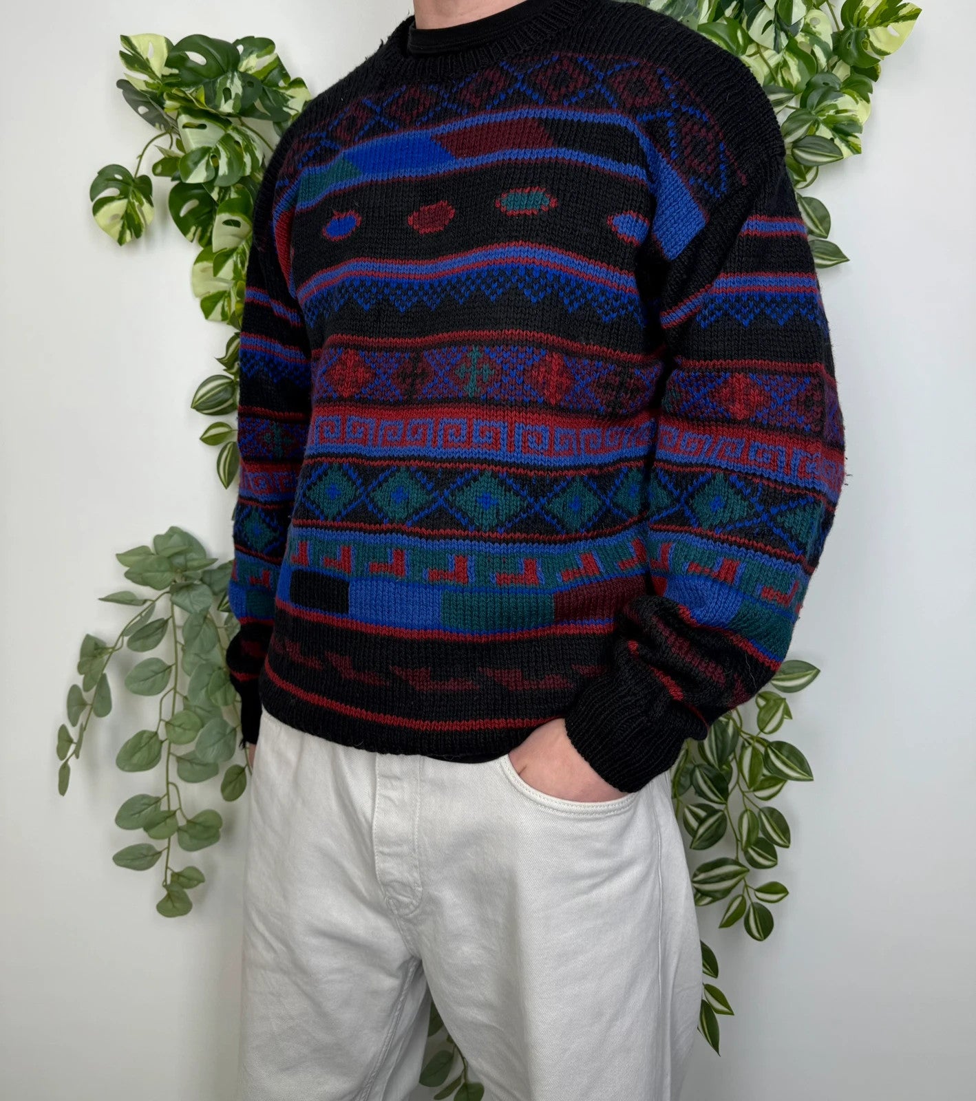 Nomadic Traders Vintage Strick Sweatshirt M - MonkeysVintage