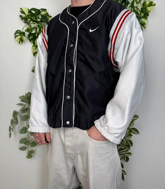Nike Vintage Collegejacke Boxy Fit Jacke M - MonkeysVintage