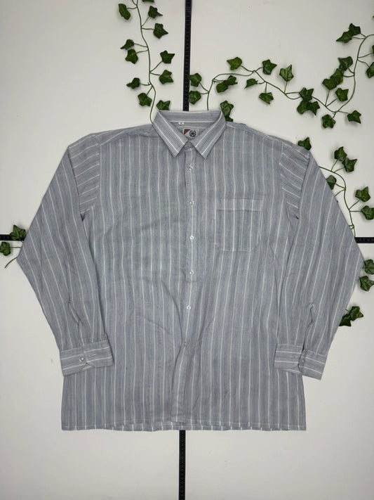 Vintage gestreiftes langarm Hemd L 41 - MonkeysVintage