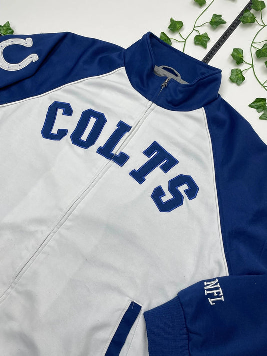 NFL Colts Vintage Zipper Sweatshirt XL - MonkeysVintage