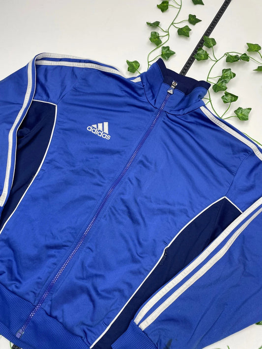 Adidas Vintage Zipper Jacke S - MonkeysVintage