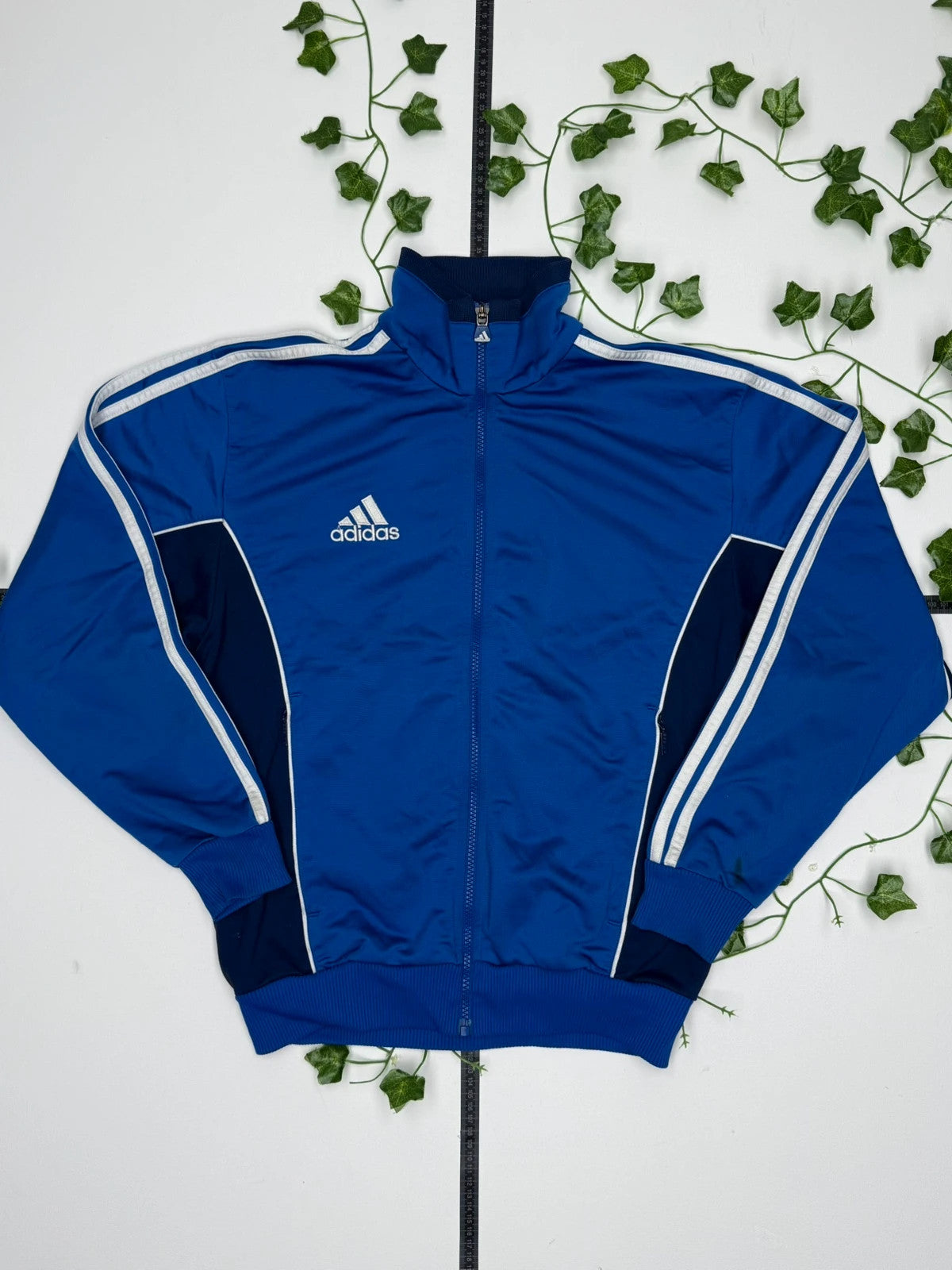 Adidas Vintage Zipper Jacke S - MonkeysVintage