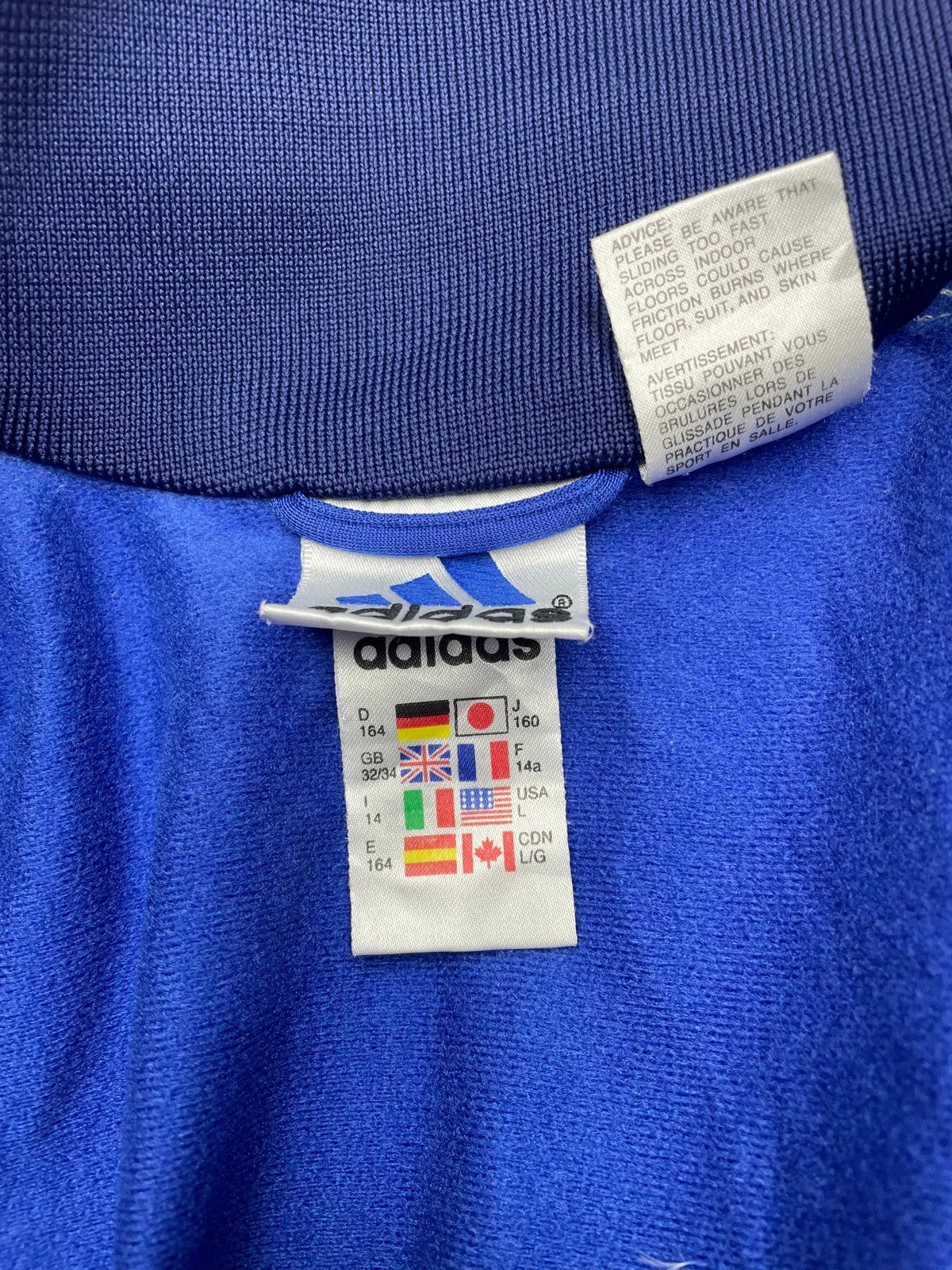 Adidas Vintage Zipper Jacke S - MonkeysVintage