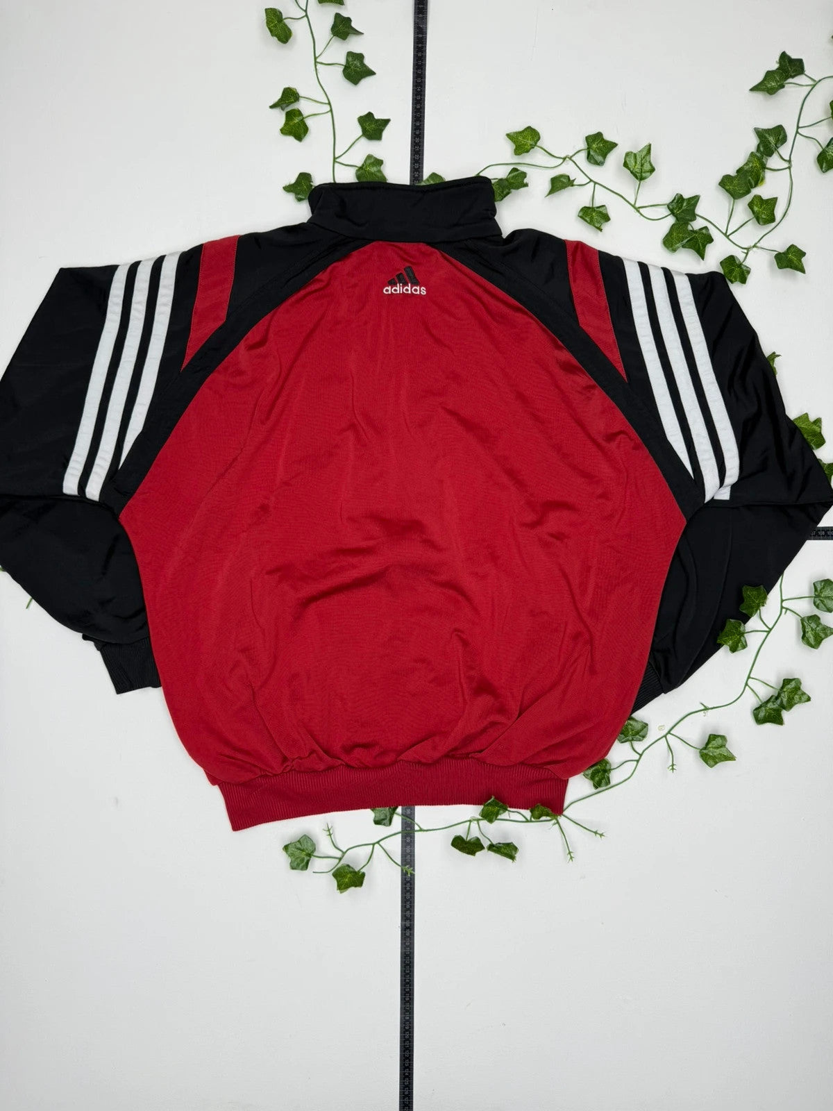 Adidas Vintage Zipper Sportjacke L - MonkeysVintage