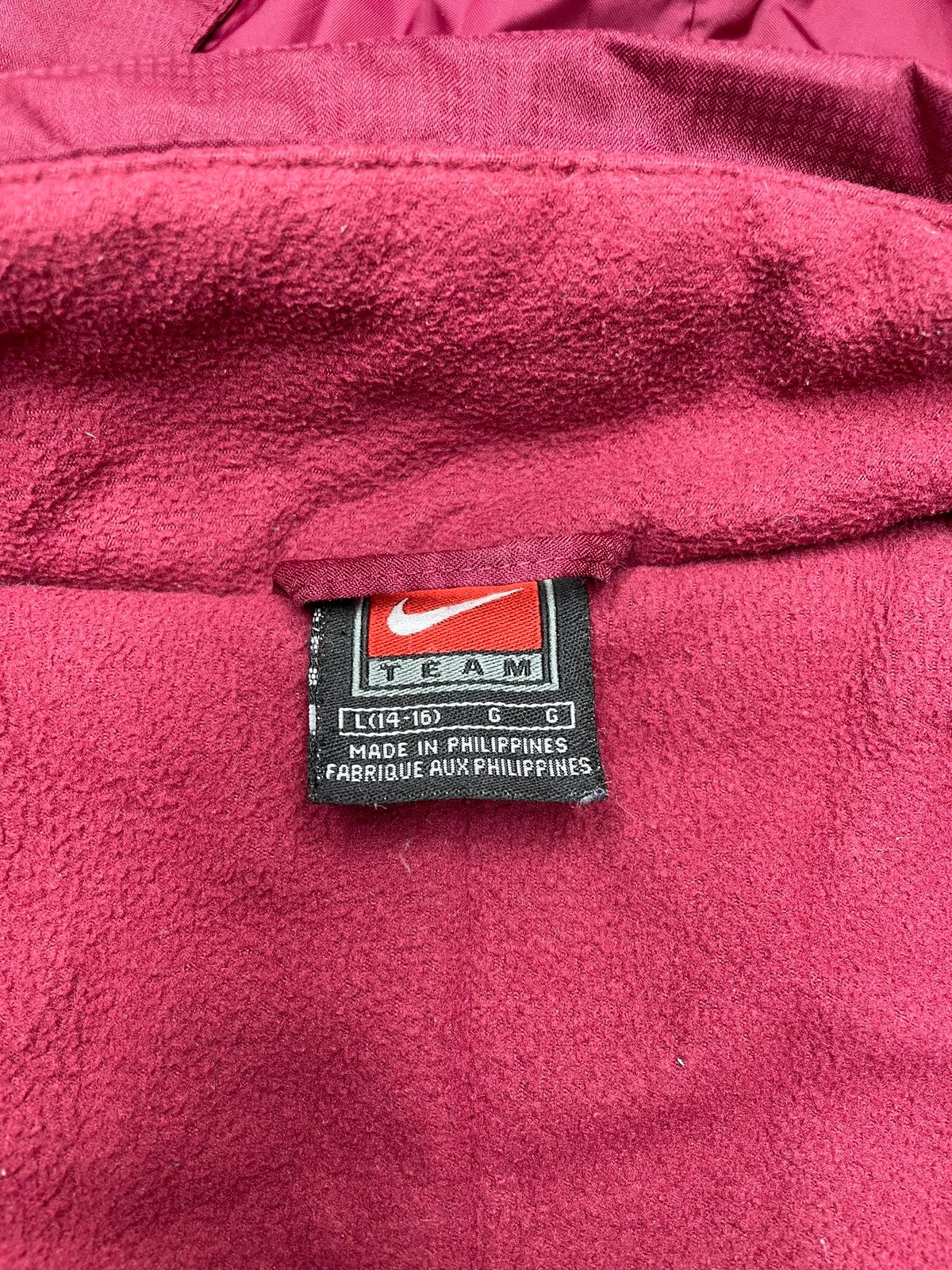 Nike Vintage Swoosh Jacke Fleece L - MonkeysVintage