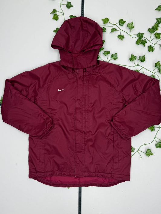 Nike Vintage Swoosh Jacke Fleece L - MonkeysVintage