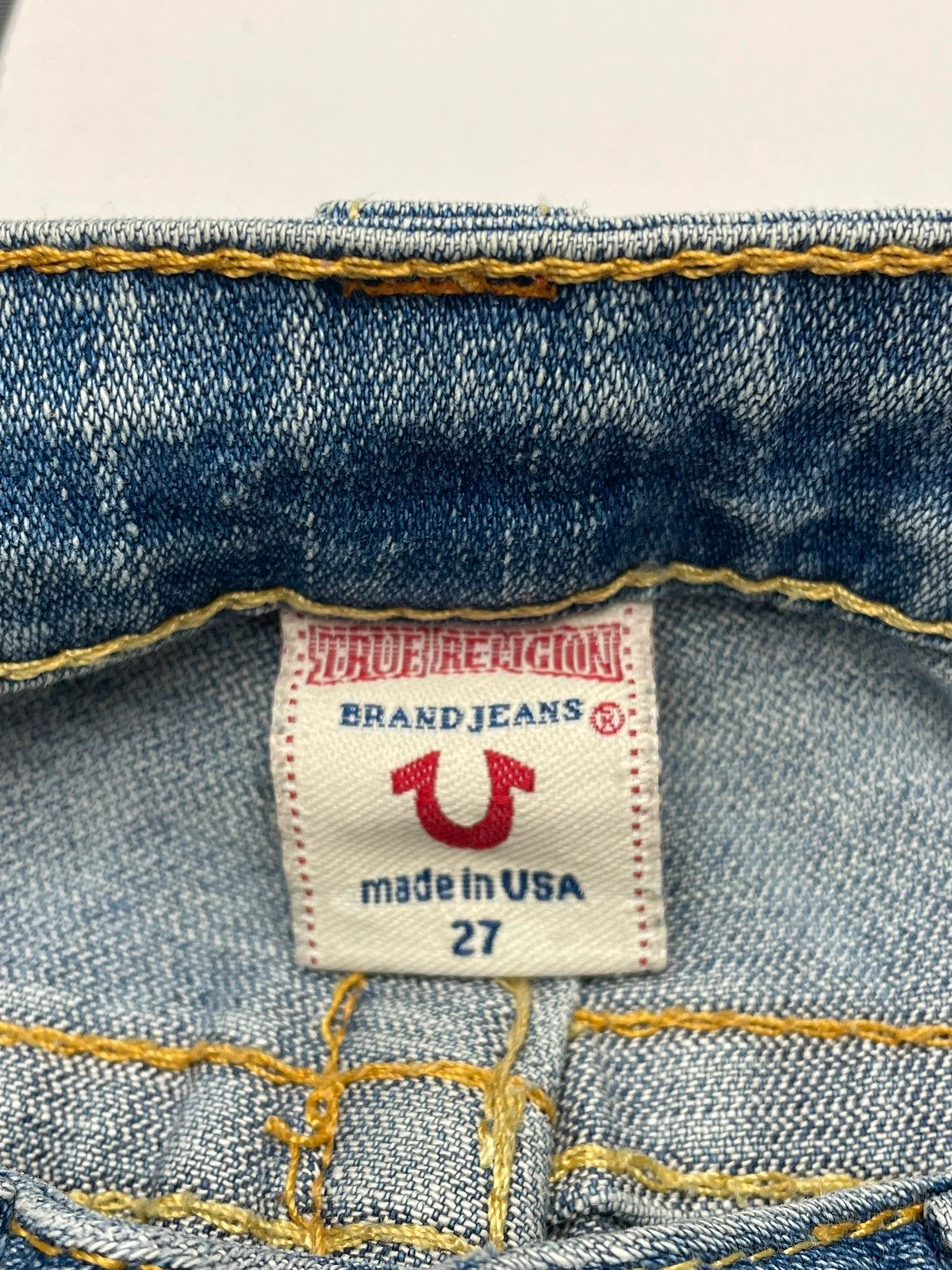 True Religion Vintage Low Waist Jeans W27 - MonkeysVintage