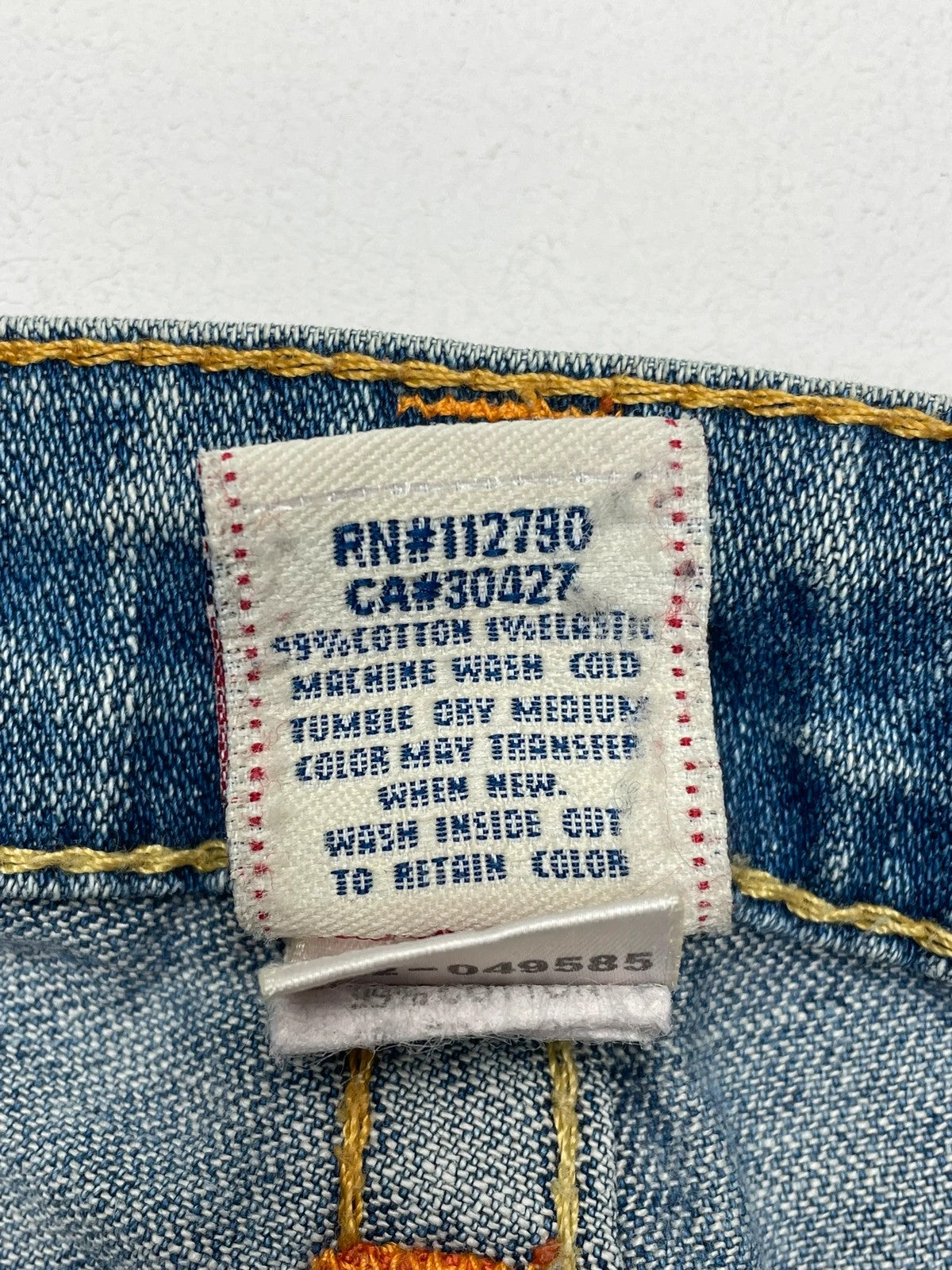 True Religion Vintage Low Waist Jeans W27 - MonkeysVintage