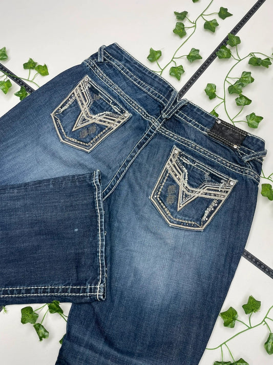 Vigoss Vintage Low Waist Y2K Jeans Hip-Hop XL - MonkeysVintage