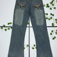 Sea Road Industrial Low Waist Flared Jeans M