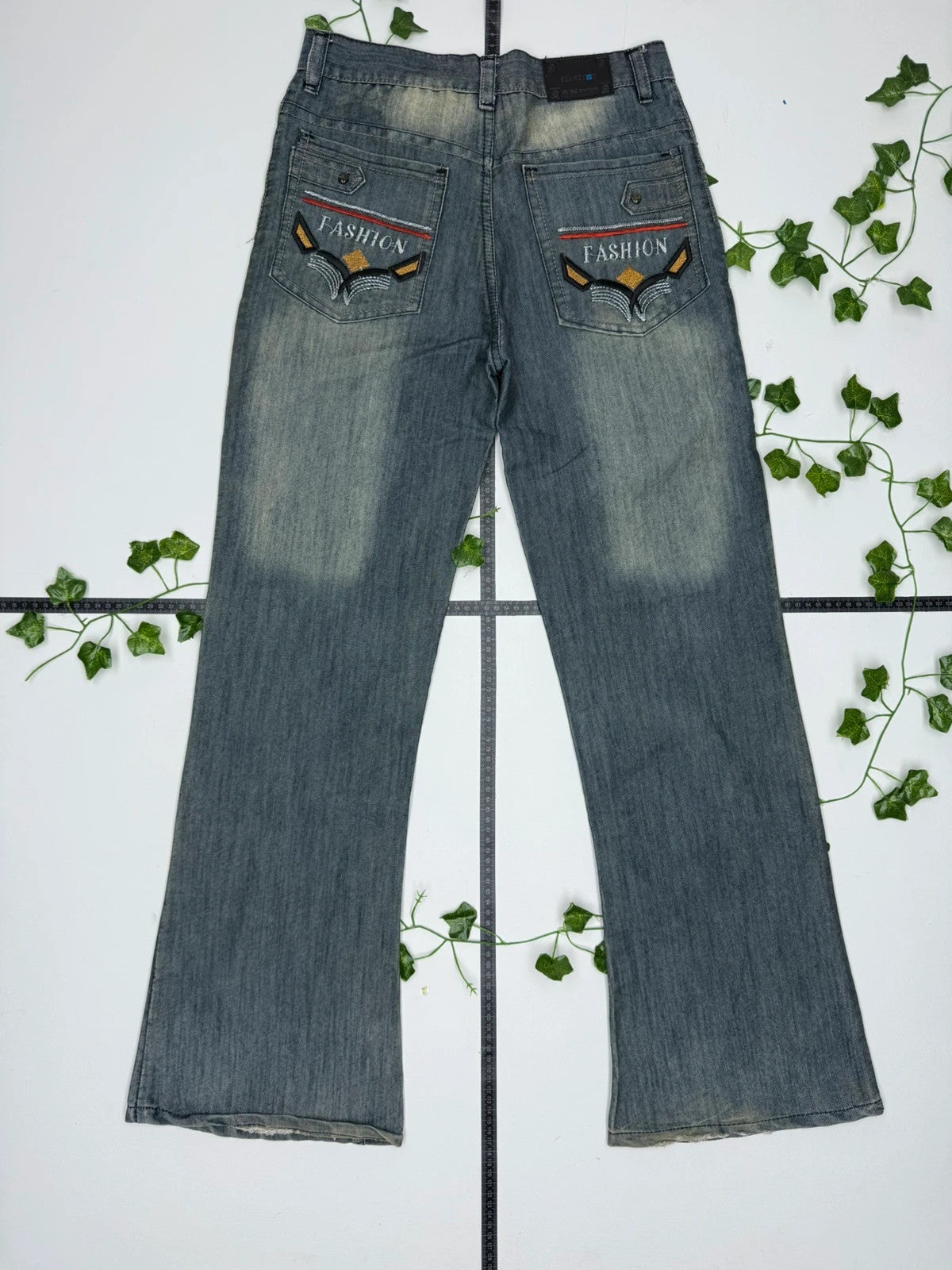 Sea Road Industrial Low Waist Flared Jeans M