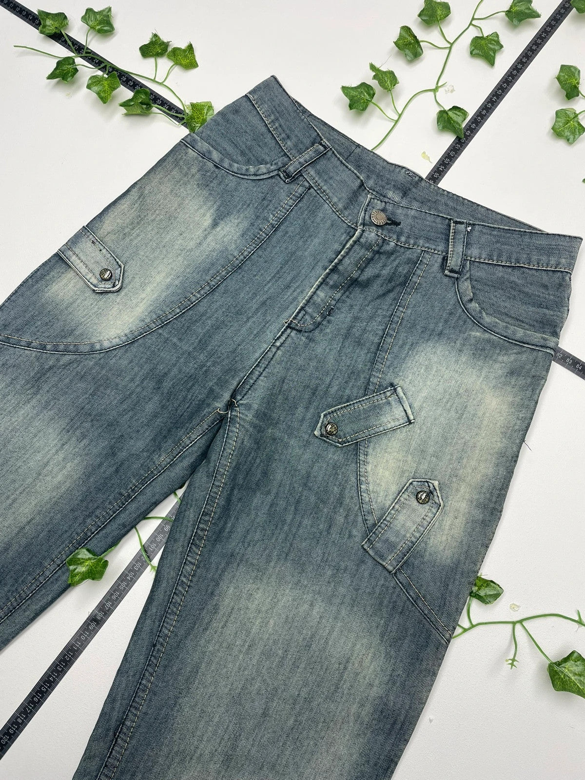 Sea Road Industrial Low Waist Flared Jeans M