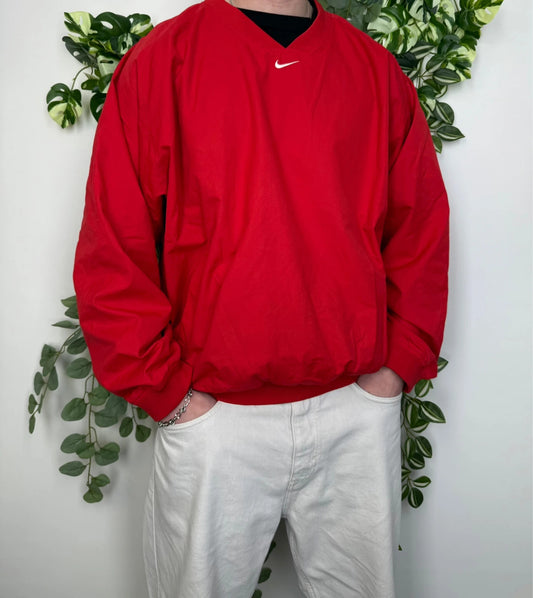 Nike Team Vintage Sweatshirt Windbreaker L - MonkeysVintage