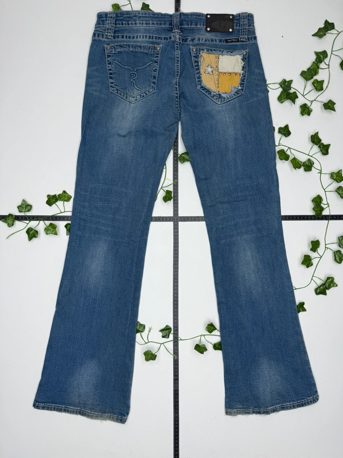 Trinity Ranch Vintage Low Waist Flared Jeans W33 L34 - MonkeysVintage