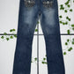 Twentyone Black Vintage Bootcut Low Waist Jeans Flared XL - MonkeysVintage