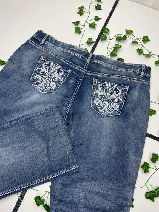 APT. 9 Vintage Y2K Bootcut Low Waist Baggy Jeans XXXL - MonkeysVintage