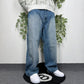 Sive Jungle & Co. Vintage Bestickte Hip Hop Baggy Jeans W42 L34 - MonkeysVintage