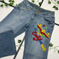 Vanilla California Vintage Low Waist Flared Jeans M - MonkeysVintage